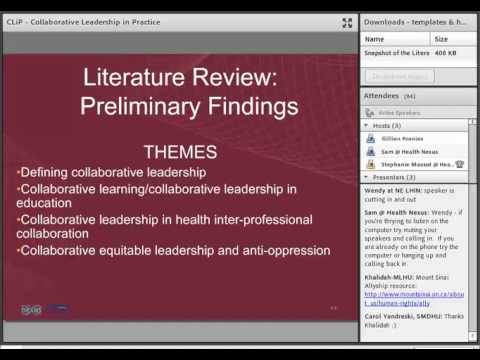 Roberta Timothy discusses methodology and findings from the CLiP LCP literature review–CLiP LCP webi