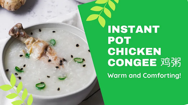 SMOOTH Instant Pot Chicken Congee Recipe | 鸡粥