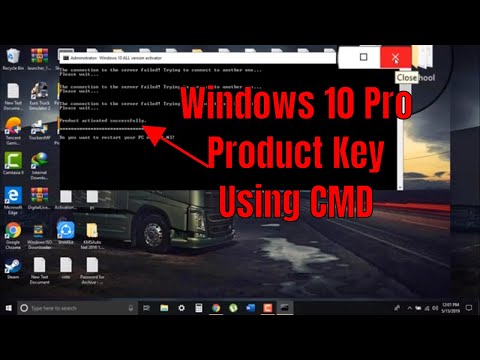 Easily Activate Windows 10 Pro Free Product Key 64 Bit using CMD