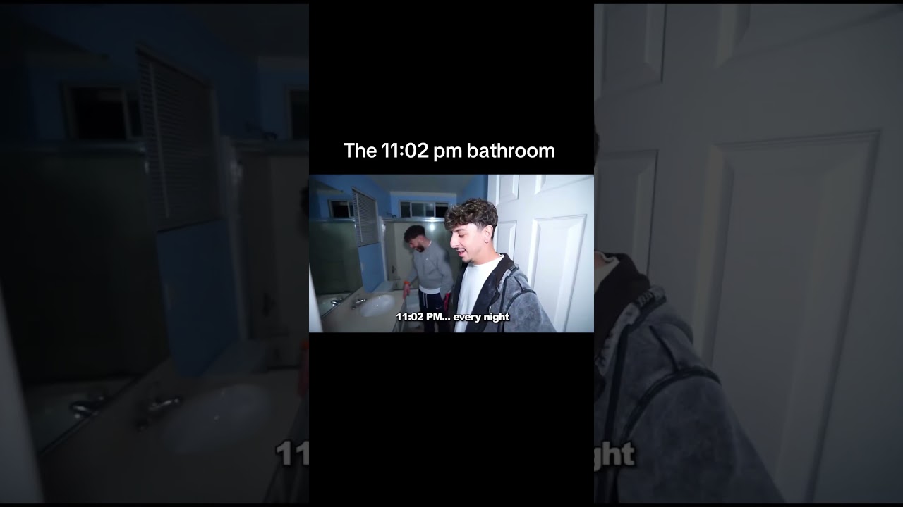 The 11:02 pm bathroom