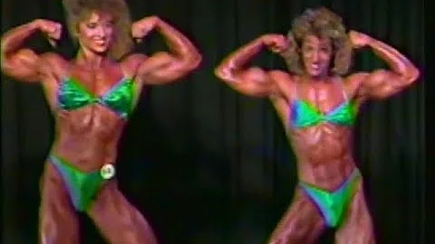 1989 NPC USA - Female Bodybuilding Final Posedown