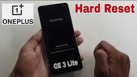 Oneplus Nord CE 3 Lite Full Reset