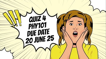PHY101 || QUIZ 4 || CORRECT ANSWER || Virtual University || VU Knowledge Hub