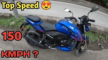 Apache RTR 200 4v Race Edition Top Speed Test