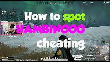 The pattern of hambinooo cheating