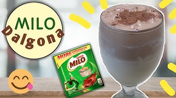 How To Make Easy Dalgona Milo I Perfect Dalgona Milo at Home