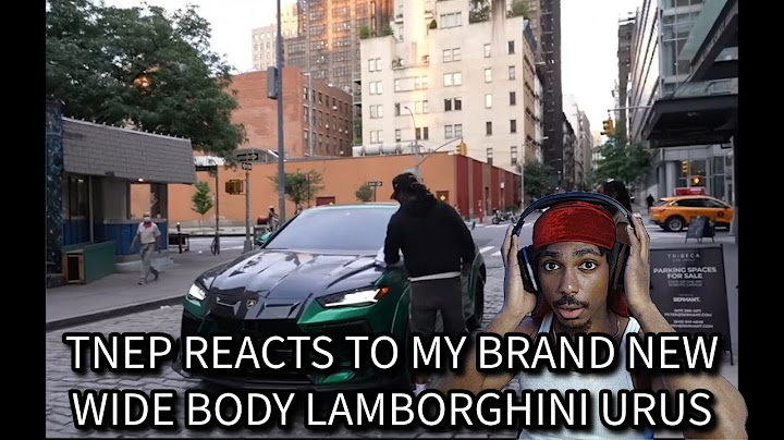 TNEP REACTS TO MY BRAND NEW WIDE BODY LAMBORGHINI URUS