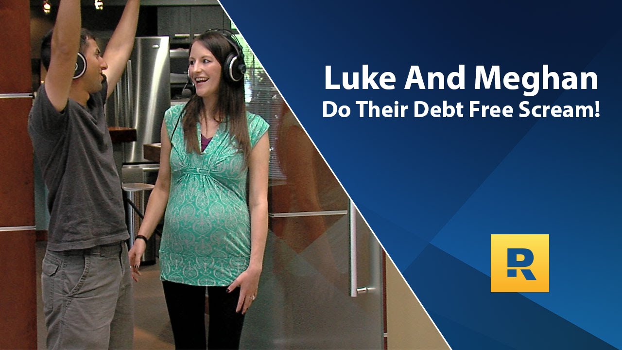 Luke and Meghan Do Their Debt Free Scream! Luke and Meghan Do Their Debt Free Scream!