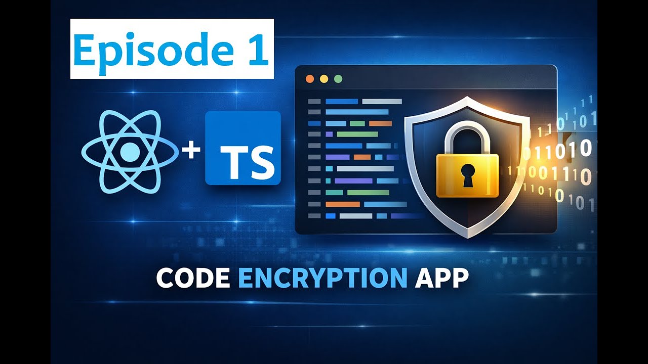 Code Encryption App | React & TypeScript - Part 1 - YouTube
