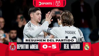 Thumbnail for ¡#REALMADRID GOLEÓ Y ELIMINÓ A #DEPORTIVOMINERA! | Deportivo Minera 0–5 Real Madrid | Resumen