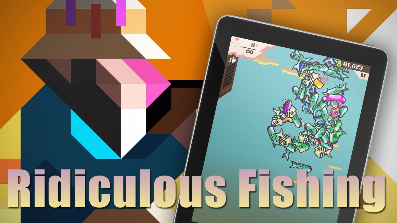Видеообзор Ridiculous Fishing. Фото.