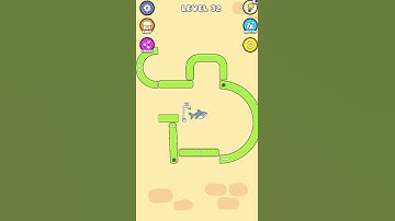 Shark Rescue Move Puzzle Level 32