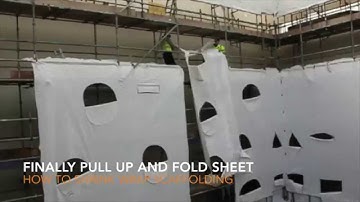 How To Remove Shrink Wrap from Scaffolding