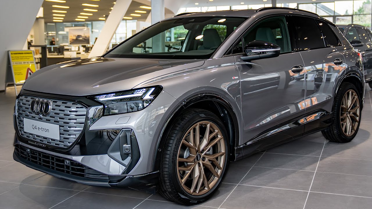 2023 Audi Q4 45 E tron Quattro 265hp Interior And Exterior Details 