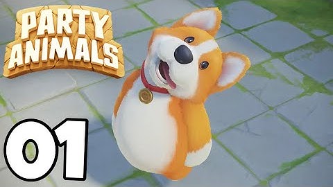 THIS NEW FIGHTING GAME IS INSANE! - Party Animals - Part 1