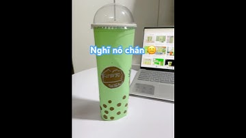 Trà sữa khuyến mại| milk tea 🧋 #shorts #sangtao