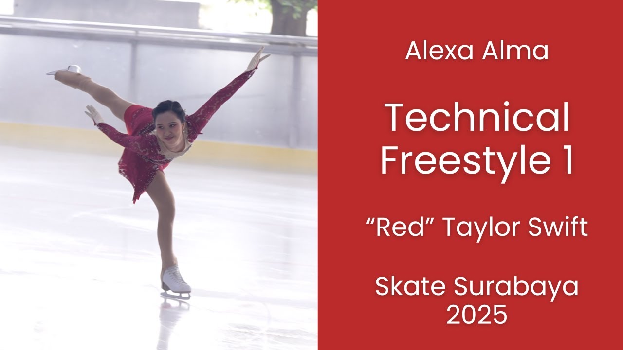 ISI Technical Freestyle 1 (Figure Skating Competition) |🥇 Gold Medal | Skate Surabaya 2025 | 