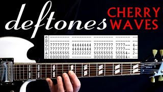 Deftones Cherry Waves Guitar Lesson / Guitar Tabs / Tutorial / Guitar Chords / Guitar Cover Drop D