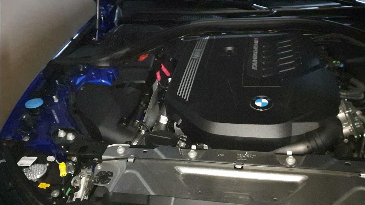 BMW M340i 6기통 엔진룸 (M340i Engine Room) - YouTube