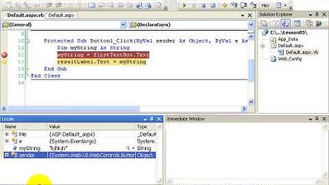 05 - Debugging and Tracing Your Website (VB)