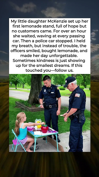👮‍♂️🍋 THE DAY THE POLICE STOPPED FOR LEMONADE