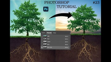 How to change tree background color with channels