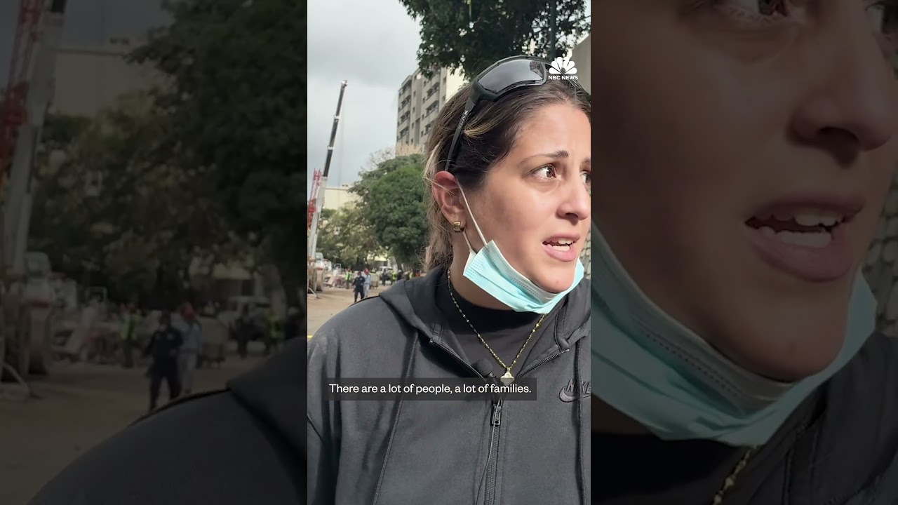 Families try to recover loved ones amongst rubble in Venezuela