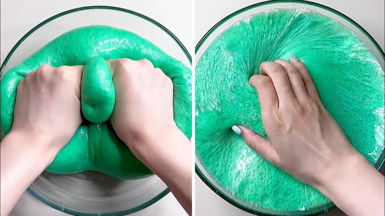 Slow Slime Most Relaxing and Satisfying Slime Videos #420 //Fast Version // SLM ...