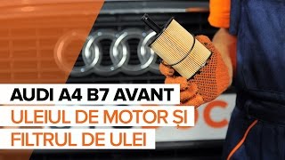 Întreținere și manual service Audi A4 B6 - tutoriale video gratuit