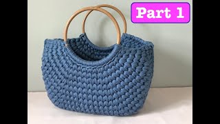 Crochet Basket Bag  Beginner Friendly  Part 1