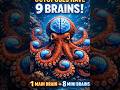 Did You Know Octopus Has 9 Brains? 🐙 #facts #amazingfacts #viralvideo #octopus