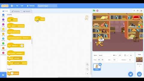 TUTORIAL CARA MEMBUAT ANIMASI DI SCRATCH DENGAN MENGGUNAKAN BLOCK LOOKS