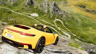 Cliff Jumps with Expensive Cars - BeamNG Drive