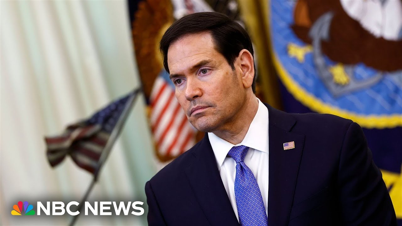 LIVE: Secretary Rubio holds press briefing at the White House | NBC News