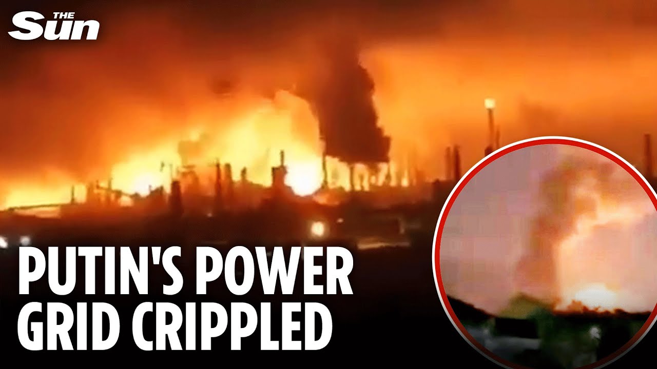 Blackout Chaos For Putin As Ukrainian Drones Blast Five Russian Power Stations In Massive Assault