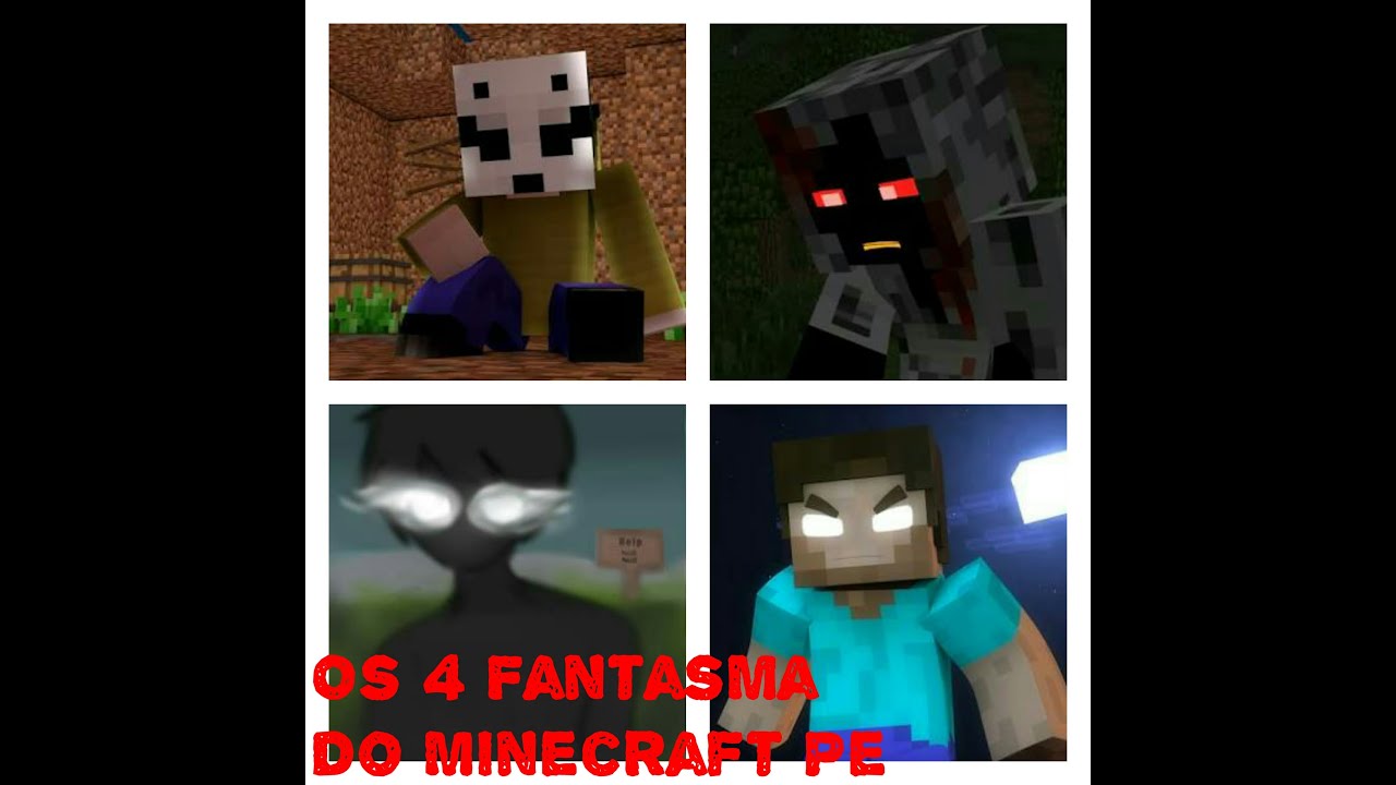 4 fantasma que assombram os jogadores do Minecraft Pe 
