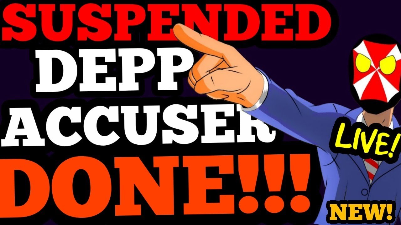LIVE! Team Amber Heard JUST GOT WRECKED as Johnny Depp’s Main Accuser GETS SUSPENDED – and BUSTED!