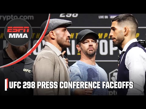 Faceoffs the UFC 298 Pre-Fight Press Conference | ESPN MMA