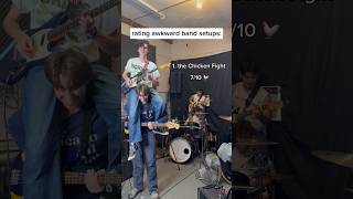 Rating Awkward Band Setups #bandhumor #bandmemes #indierock #guitar #drums