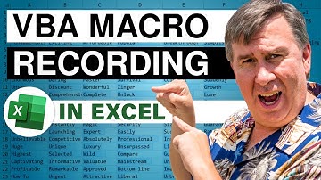 Excel in Depth - Macro Recording: Episode 1244