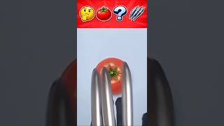 Food Quiz: Guess How? Tomato Slice Magic 🍅 | Visual Perception Test #shorts
