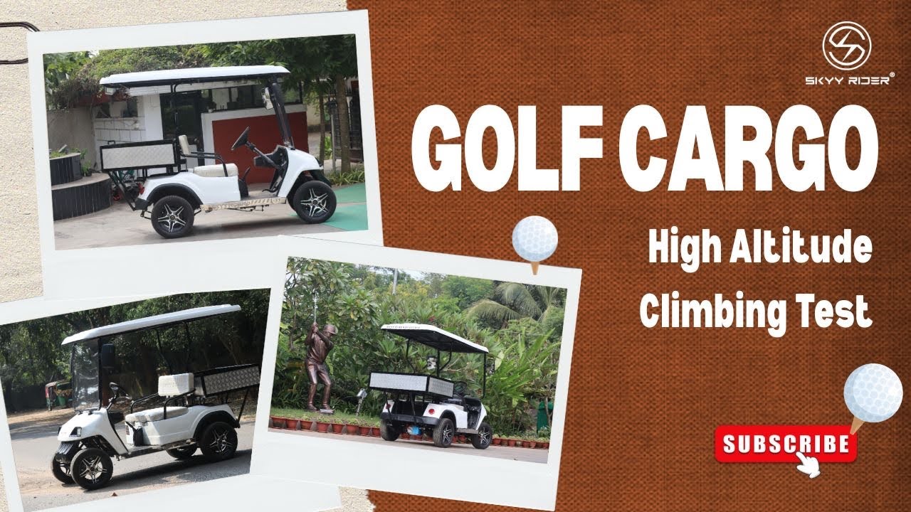 2-Seater Electric Golf Cart High Altitude Climbing Test | Powerful Performance | Skyy Rider Electric