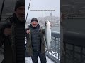 SNOW IN THE ISTANBUL AT 01.01.2026! VERY AMAZING FISH! 🤩🤩🤩 #viral #snow #kar #balık #istanbul