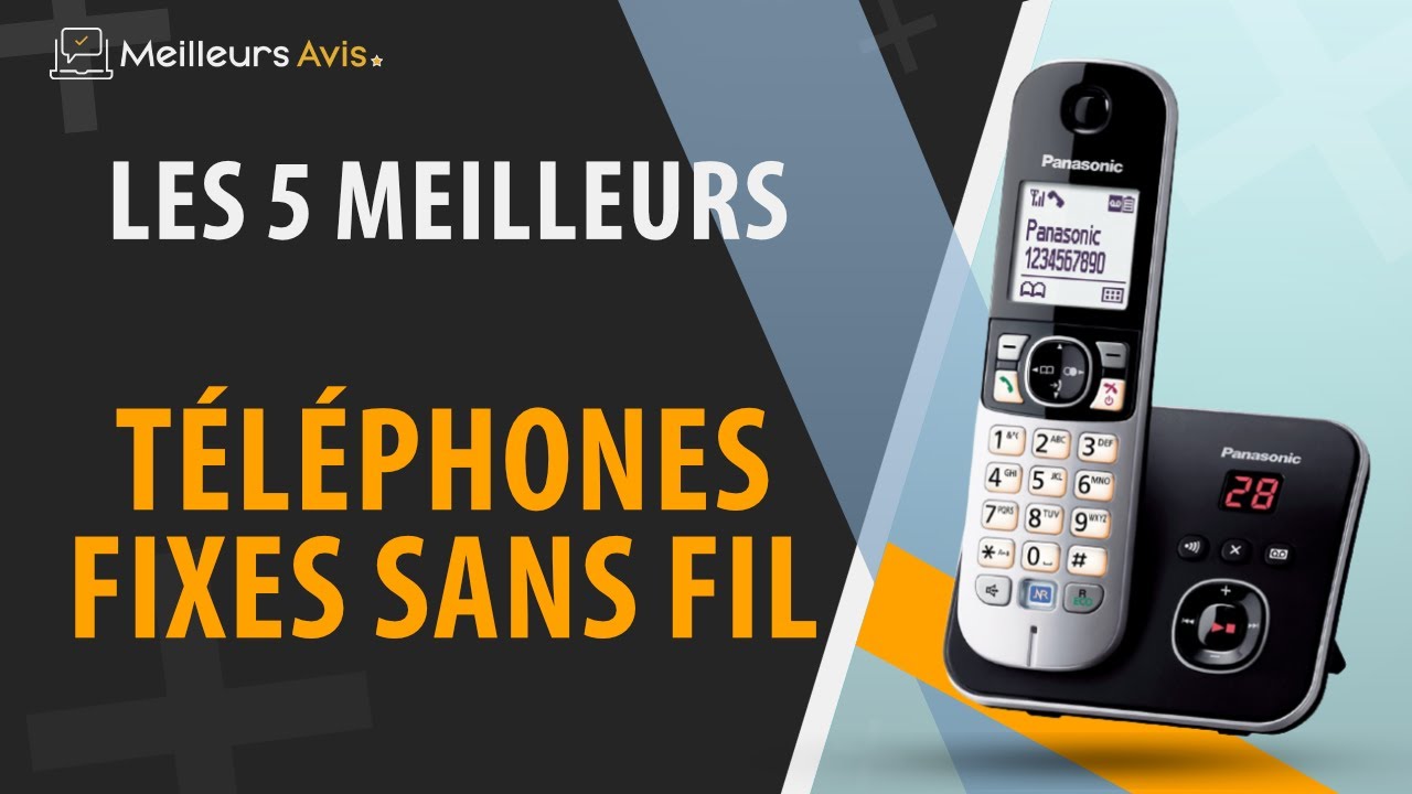 MEILLEUR TELEPHONE FIXE SANS FIL - Comparatif 2023 