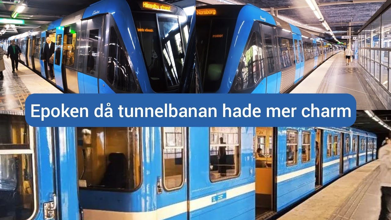 DEN GODA TIDEN I TUNNELBANAN | Cx, C20 och C20F vid Gamla stan 
