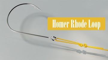 Tying the Homer Rhode Loop Knot (Easy Animation)