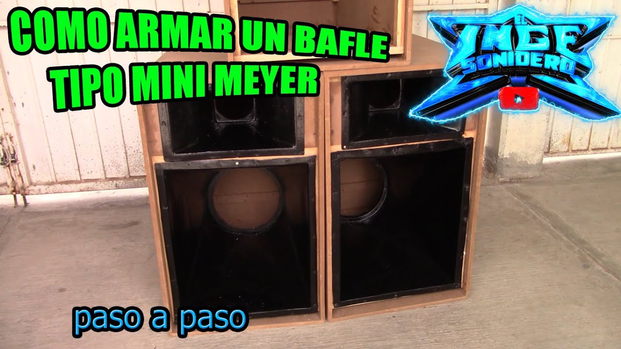 ✨COMO ARMAR UN MINI MEYER🔊((((paso a paso))))👈 - YouTube