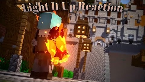 Reacting to "Light It Up" Minecraft  Music Video By ZNathan Animations