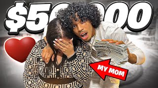 SUPRISING MY MOM WITH $50,000 FOR HER BIRTHDAY …❤️🥹🥹 * GETS EMOTIONAL!! *