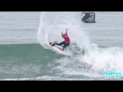 Ethan Ewing Cranking Turns -  Surfing Highlights from 2022 WSL Rip Curl Finals at Lowers Trestles